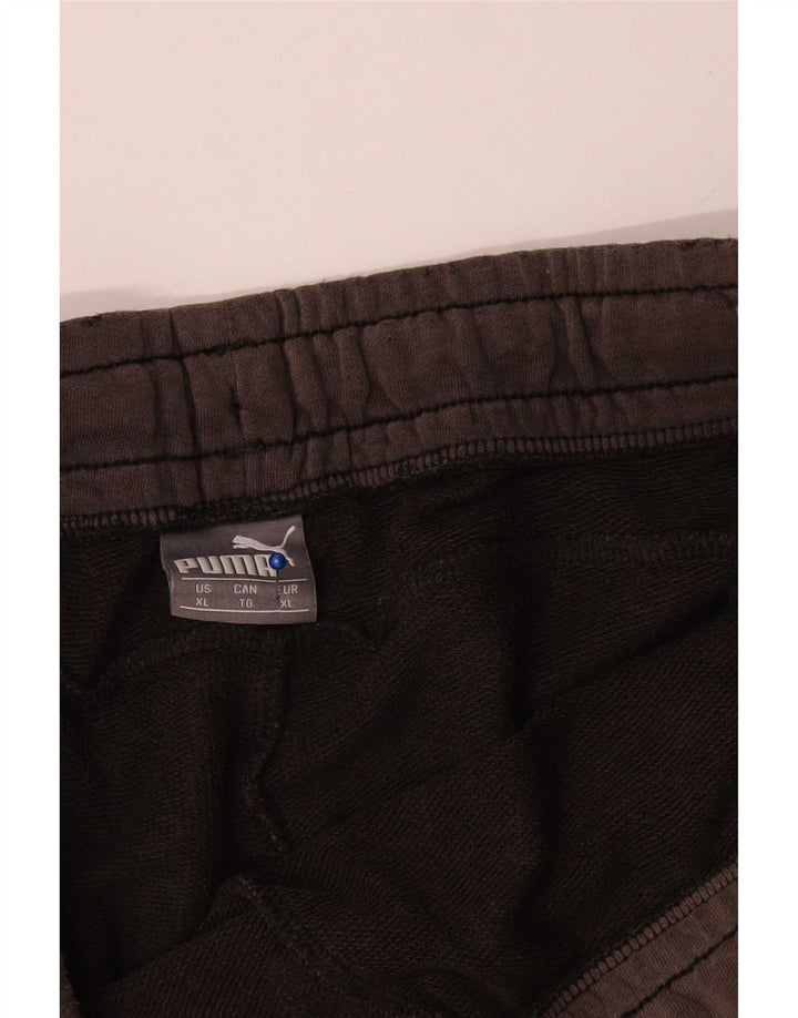 Pantaloni scurți sport pentru bărbați Puma XL, bumbac negru
