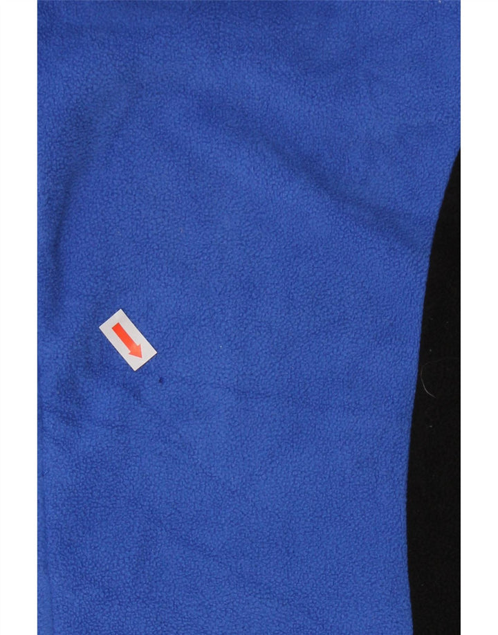 Jachetă Calvin Klein Graphic Fleece pentru femei UK 14 Medium Blue Colorblock