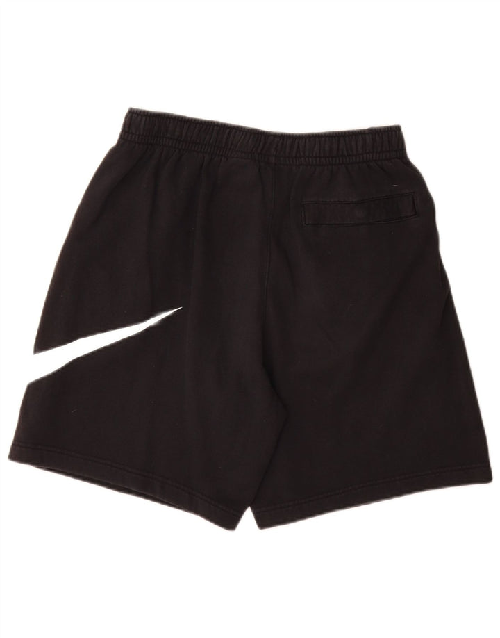 Pantaloni scurți sport grafic Nike pentru bărbați, bumbac negru mic