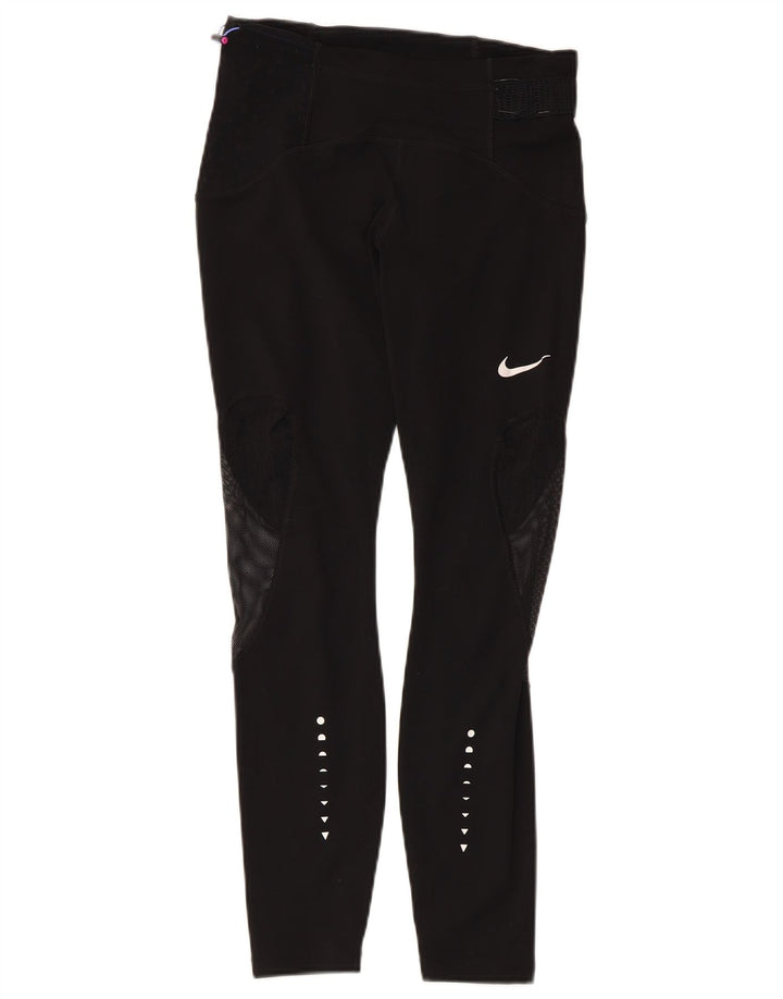 Leggings Dri Fit NIKE pentru femei UK 8, poliester negru mic