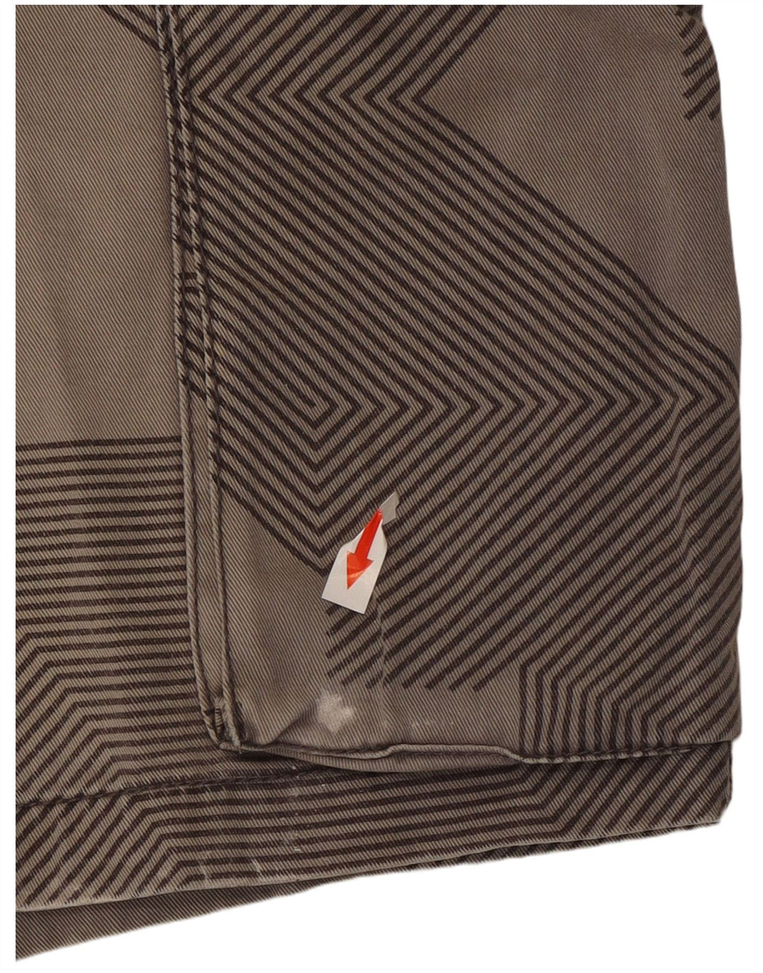 Pantaloni scurți cargo pentru bărbați Fly53 W34, bumbac geometric, gri mare