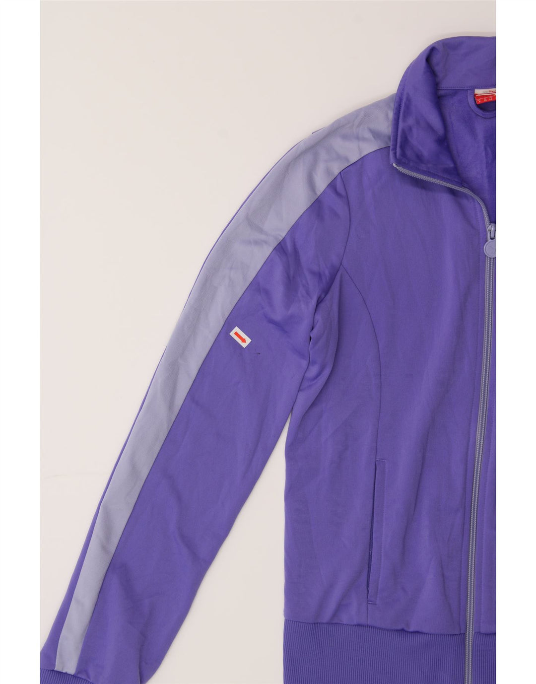 PUMA Womens Tracksuit Top Jacket UK 10 Small  Purple Colourblock Polyester Vintage Puma and Second-Hand Puma from Messina Hembry 
