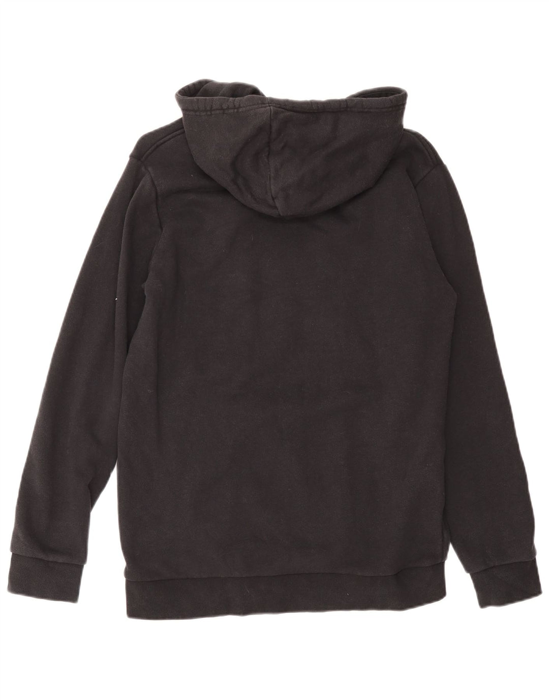 Pulover cu glugă cu grafic pentru bărbați Adidas, bumbac mediu negru