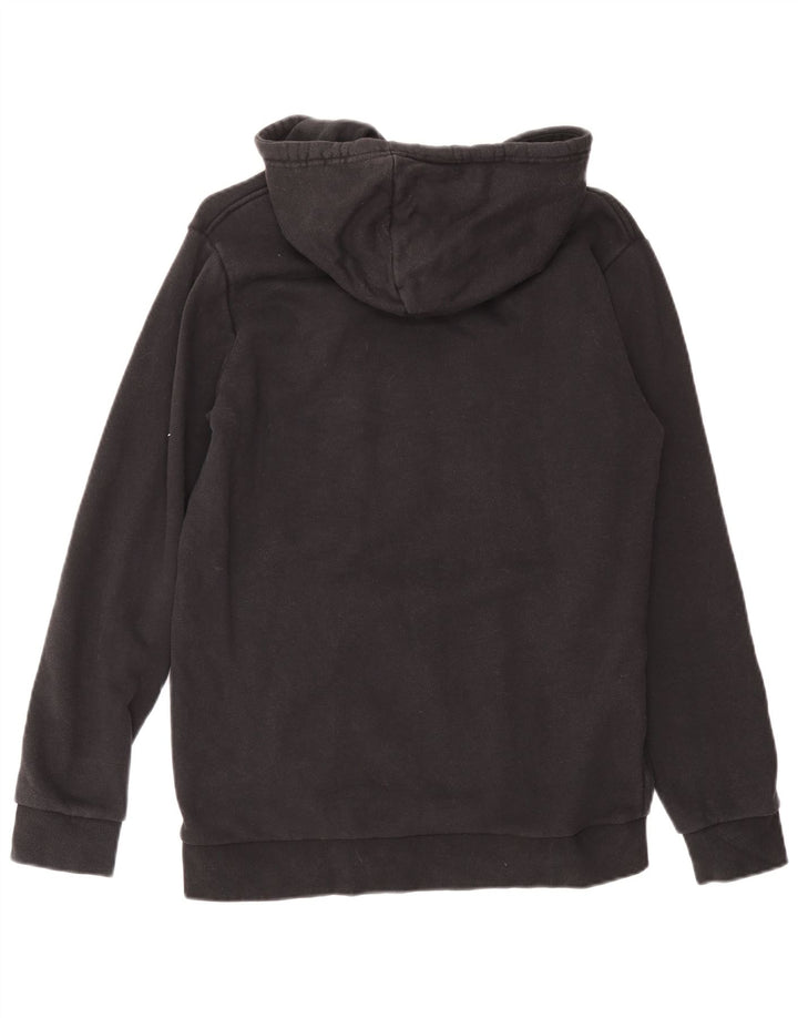 Pulover cu glugă cu grafic pentru bărbați Adidas, bumbac mediu negru