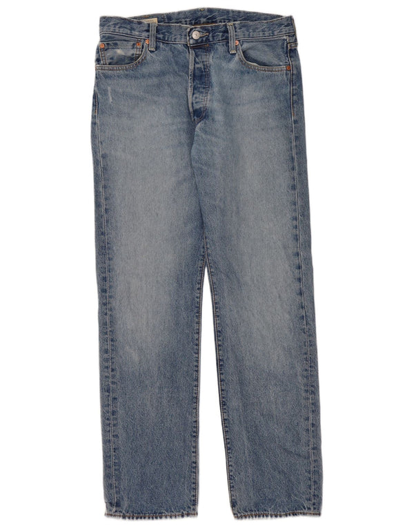 Blugi drepti pentru bărbați Levi's 501 W34 L34 Bumbac albastru