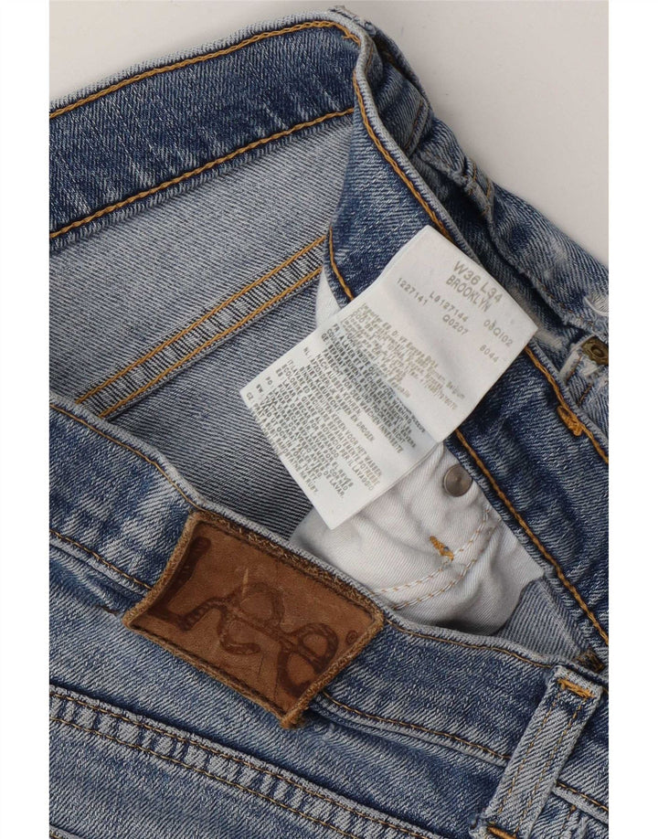 Blugi Lee Brooklyn Straight pentru bărbați W36 L27 Bumbac albastru