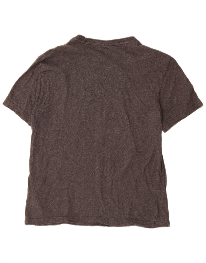 Tricou grafic Calvin Klein pentru bărbați Top din bumbac cu pete gri mediu