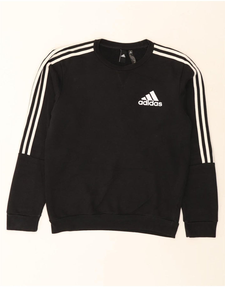 Pulover ADIDAS pentru bărbați, bumbac mic, negru