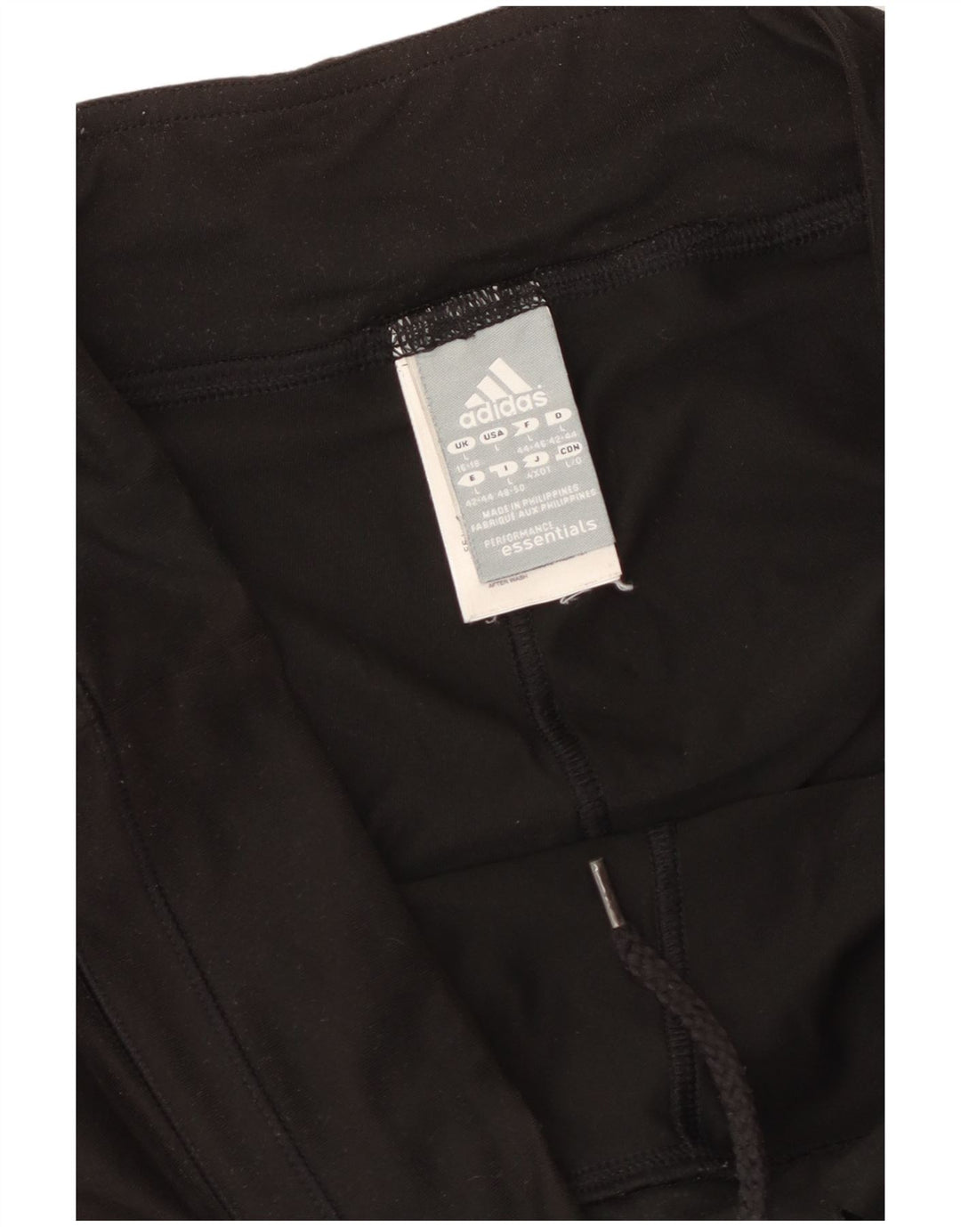 Pantaloni de trening Climalite ADIDAS pentru femei UK 16 Poliester negru mare