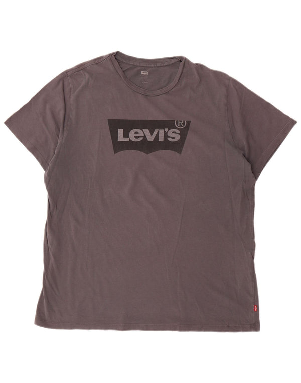 Tricou grafic pentru bărbați Levi's Top XL bumbac gri