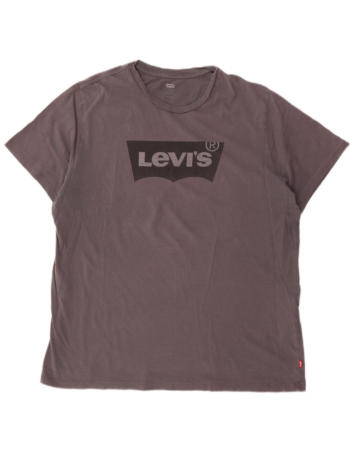 Tricou grafic pentru bărbați Levi's Top XL bumbac gri