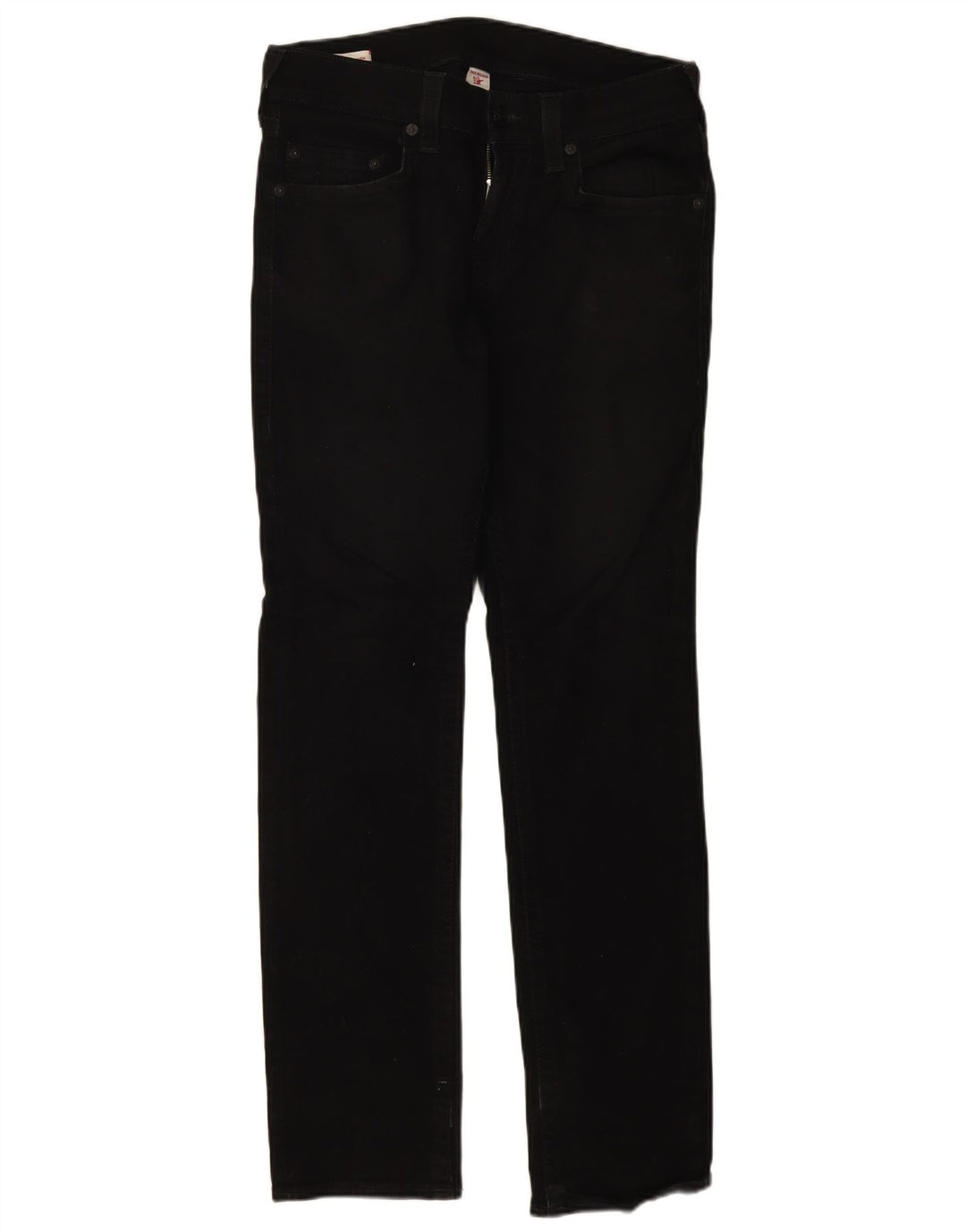 True Religion Blugi slim pentru bărbați W32 L32 bumbac negru