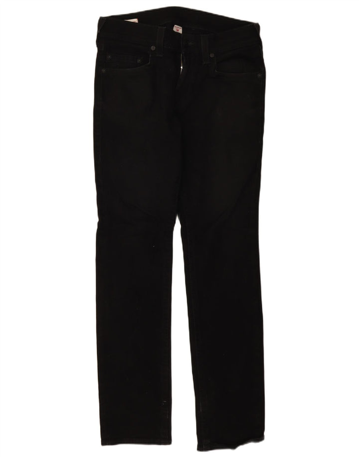 True Religion Blugi slim pentru bărbați W32 L32 bumbac negru