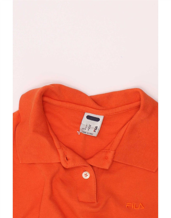 Tricou Polo Crop pentru Femei Fila IT 44 Medium Orange