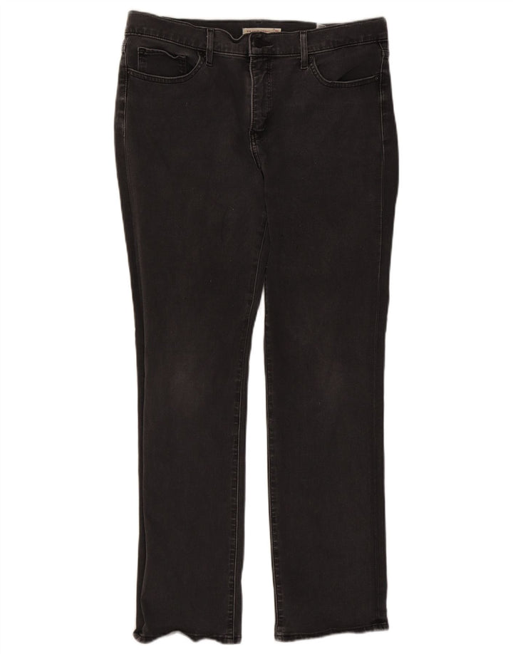 Blugi drepți modelați 314 pentru femei Levi's W32 L30 bumbac negru