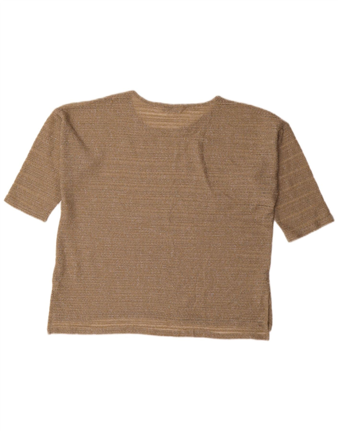 MARKS & SPENCER Womens T-Shirt Top UK 18 XL Beige