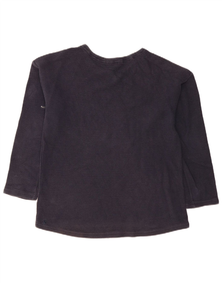 Joules Top pentru femei cu mânecă lungă UK 12 Medium Bleumarin Bumbac