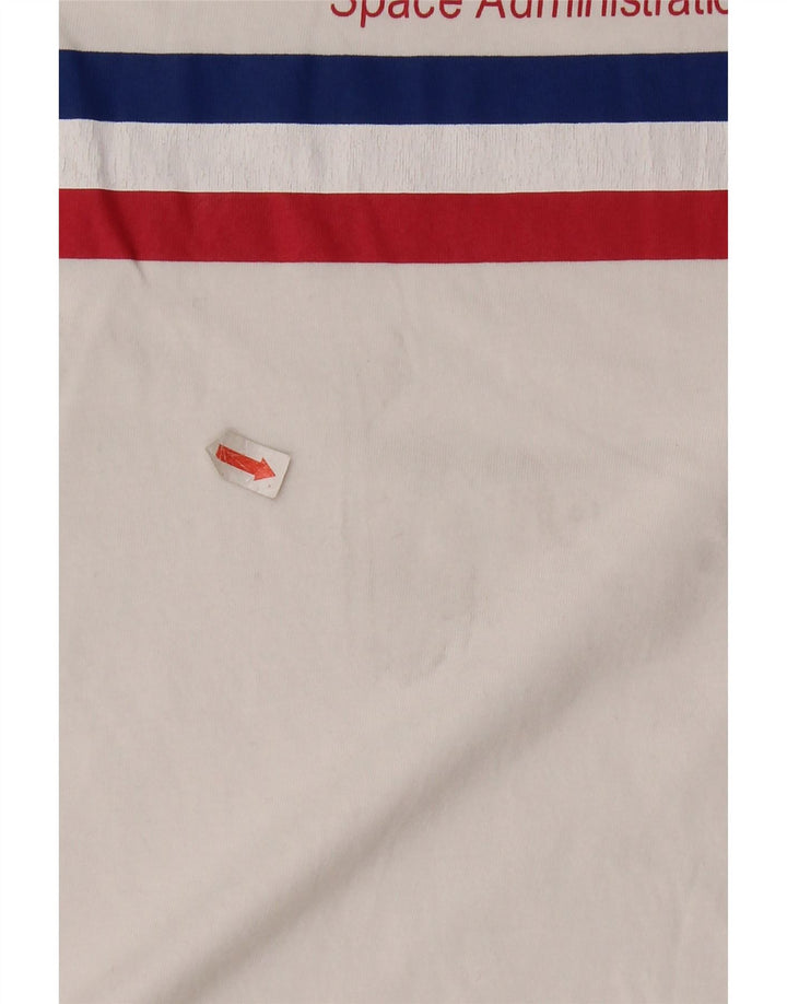 Tricou grafic pentru bărbați Alpha Industries Top, mediu alb, bumbac cu dungi