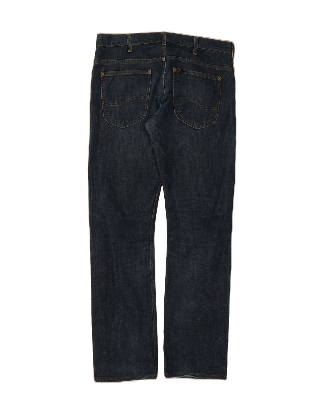 LEE Womens Zed Straight Jeans W33 L32 Navy Blue Cotton Vintage Lee and Second-Hand Lee from Messina Hembry 
