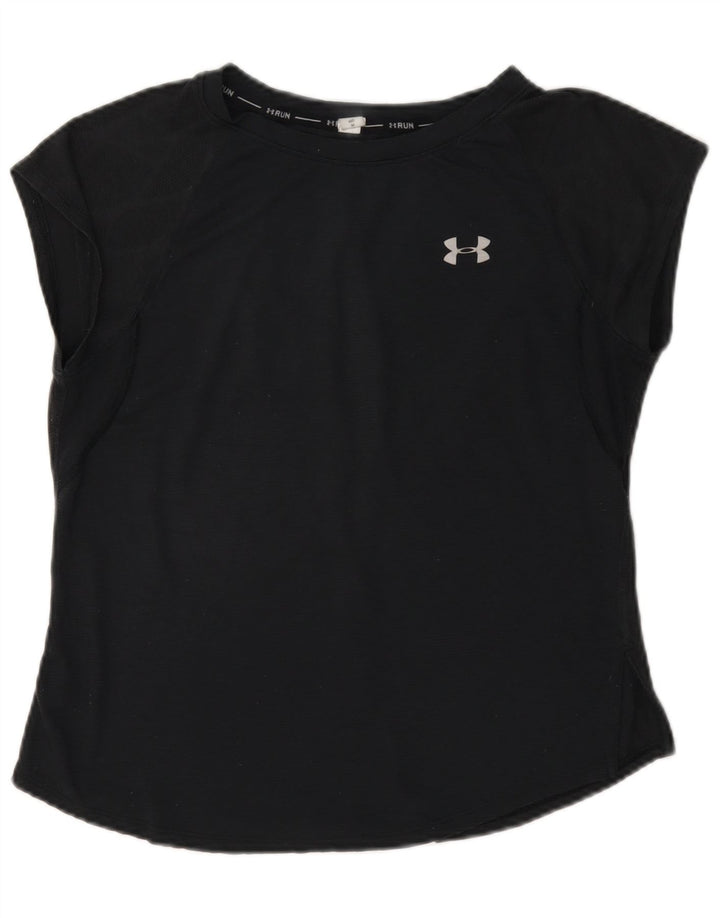 Tricou Under Armour pentru femei Top UK 14 Medium Gri Geometric Poliester