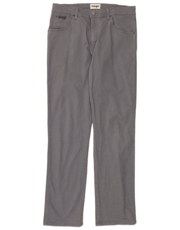 Pantaloni casual drepti pentru bărbați Wrangler Texas W32 L32 bumbac gri