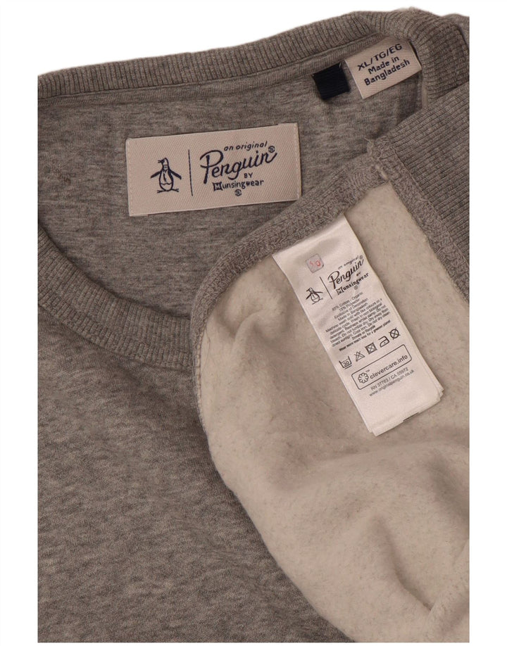 Pulover pentru bărbați Penguin Pulover XL bumbac gri