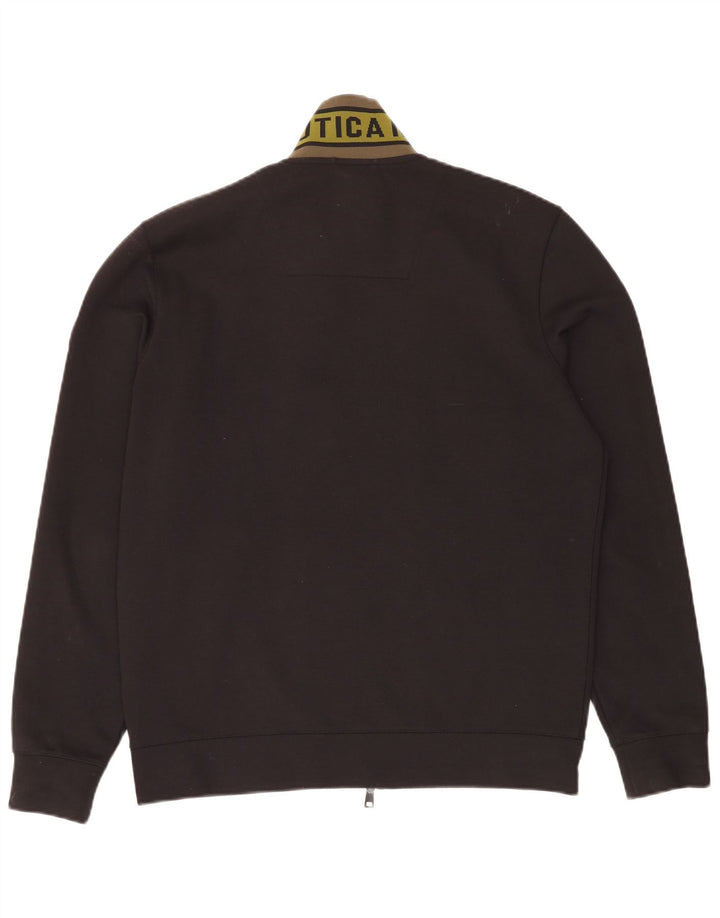 AERONAUTICA MILITARE Jachetă de trening grafică pentru bărbați XL poliester negru