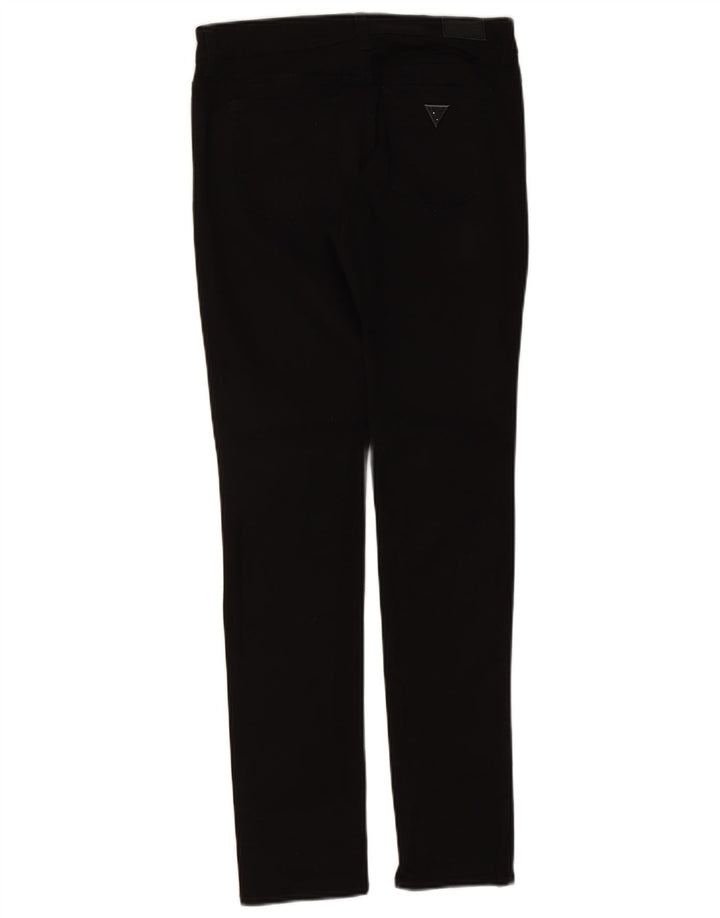 Blugi Guess Cigarette Slim W27 L30 bumbac negru