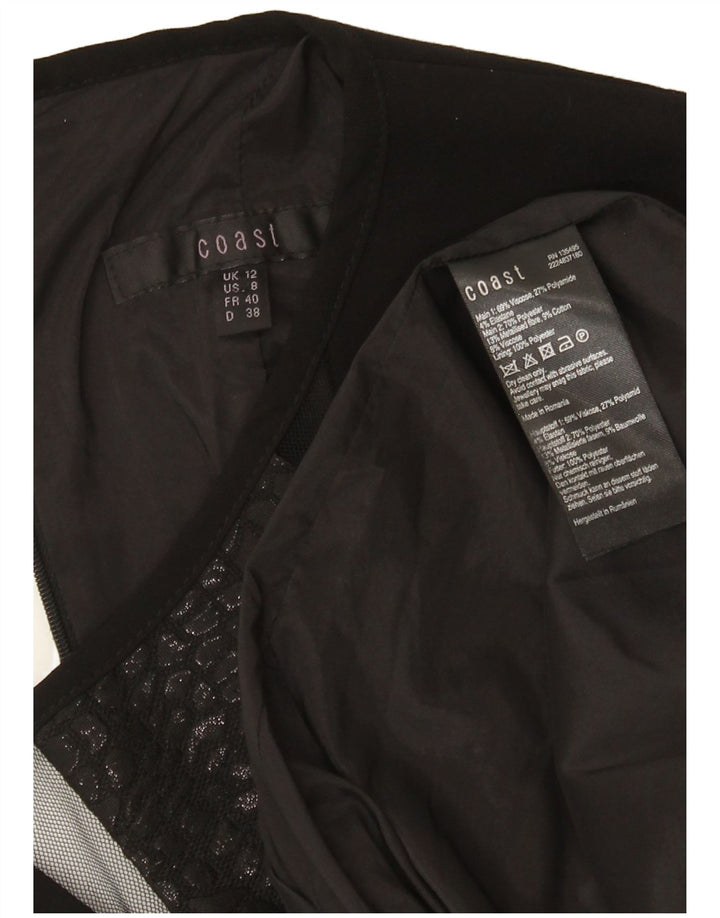 Rochie teacă pentru femei Coast UK 12 Medium Black Viscose
