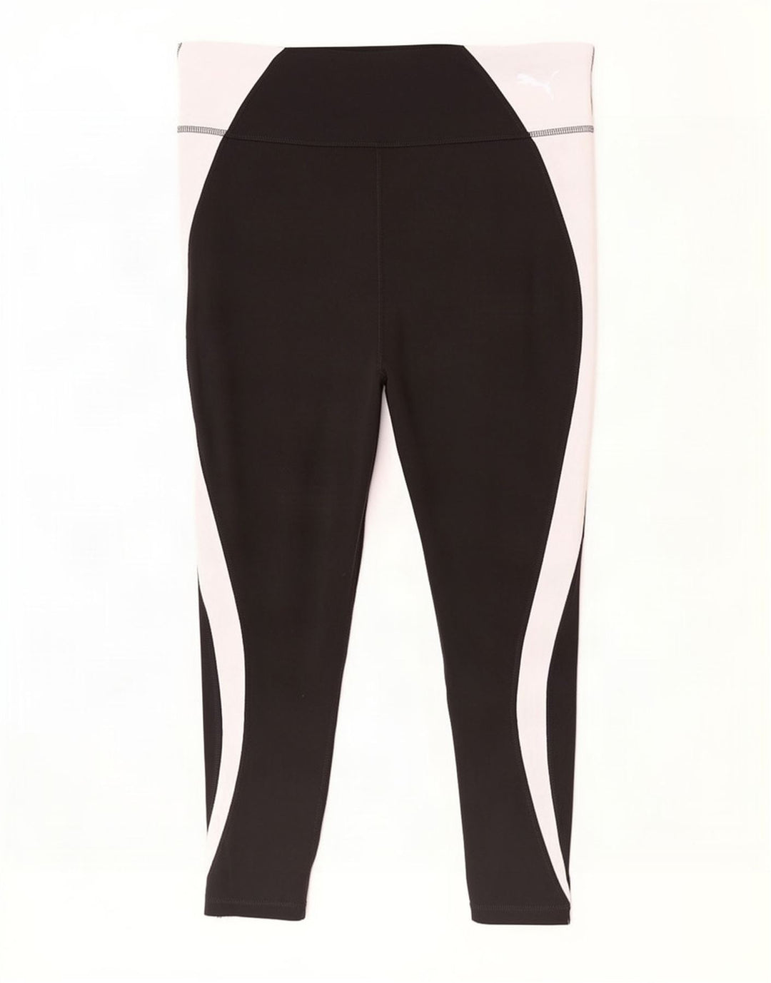 Leggings crop pentru femei Puma UK 16, mare, negru, poliester color bloc