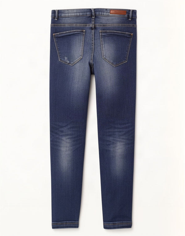 Zara Womens Trafaluc Distressed Skinny Jeans EU 40 Medium W30 L27 Blue