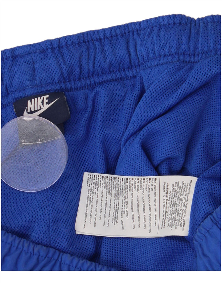 Pantaloni scurți sport grafic Nike pentru bărbați XL, poliester albastru