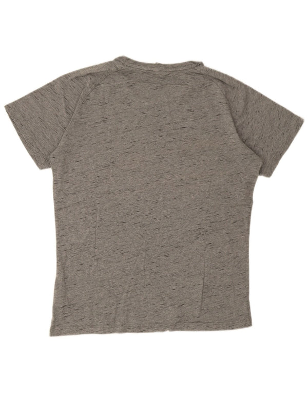 Tricou pentru bărbați Puma Top mare din bumbac cu pete gri