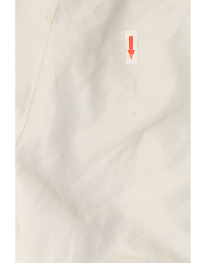 Pantaloni scurți sport pentru bărbați Adidas Climacool, alb mediu, poliester color bloc