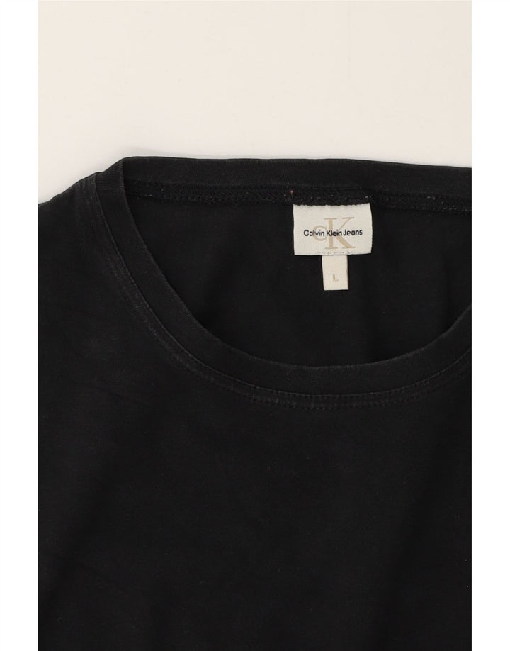 Tricou pentru femei Calvin Klein Jeans Top UK 16 Large Black
