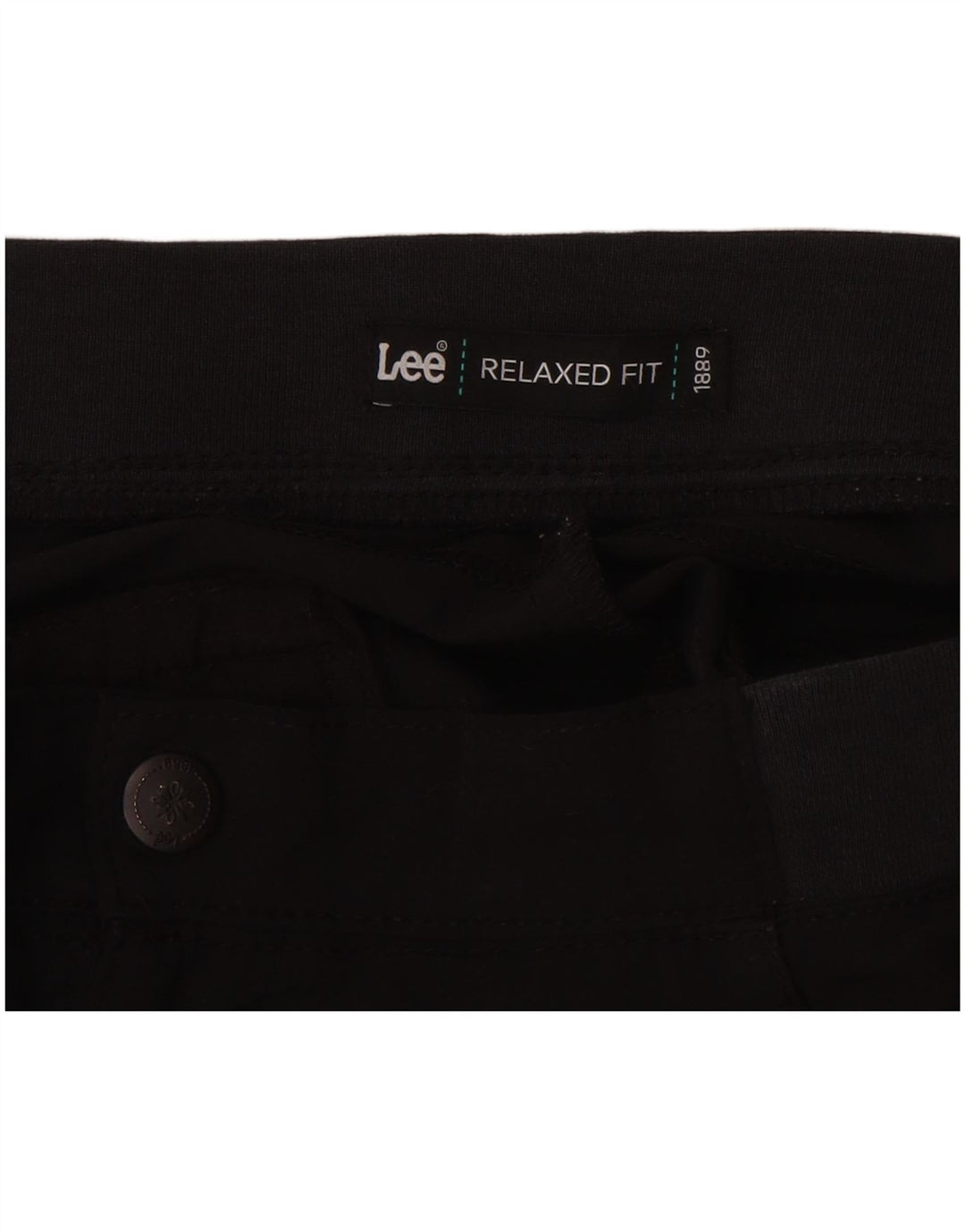 Pantaloni Capri cargo LEE pentru femei, cu croiala relaxată, US 14 XL W34 L20 Negri