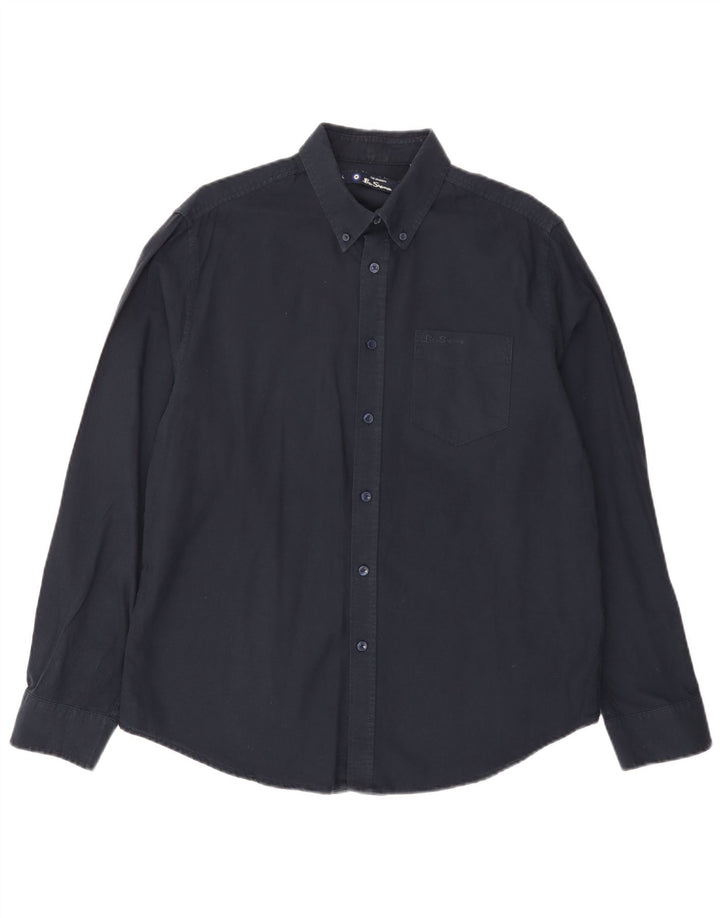 Cămașă pentru bărbați Ben Sherman, mare, bleumarin, bumbac