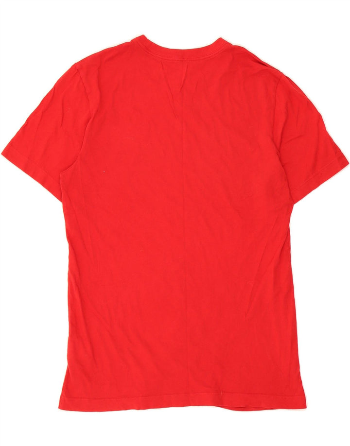 NIKE Mens Graphic T-Shirt Top Small Red Cotton Vintage Nike and Second-Hand Nike from Messina Hembry 