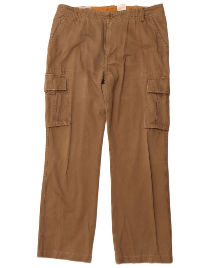 Pantaloni cargo drepti pentru bărbați TIMBERLAND L34 L32 bumbac bej