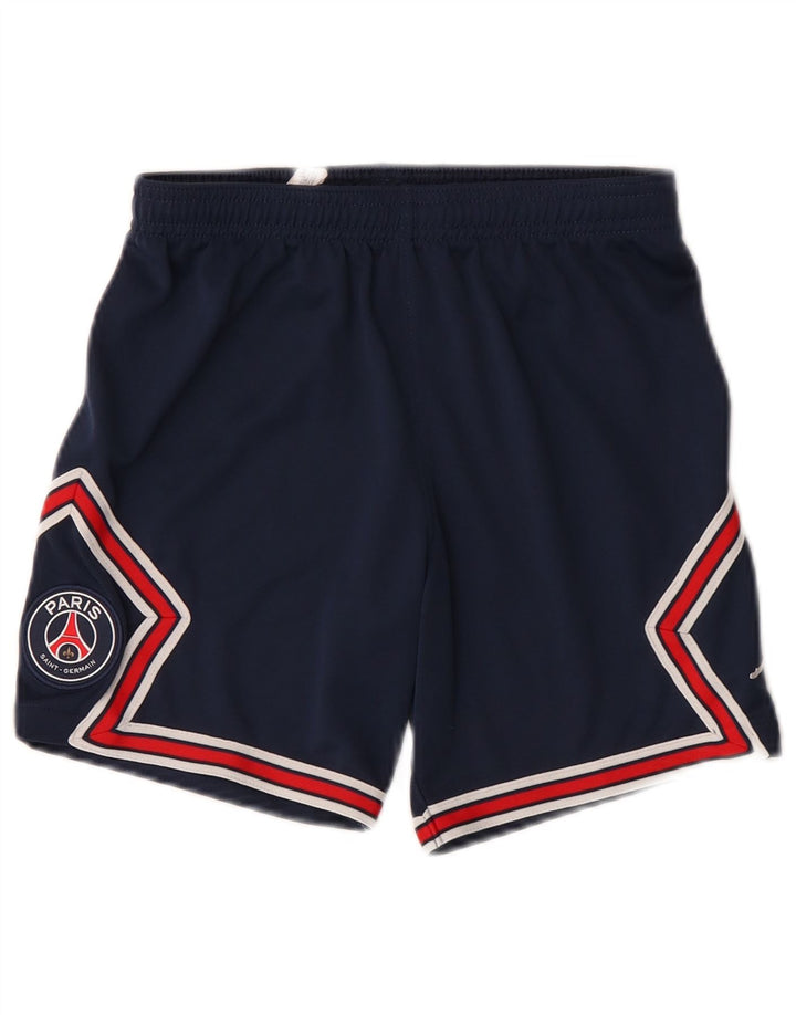 Pantaloni scurți sport Jordan pentru băieți Paris Saint- Germain 8-9 ani mici, bleumarin