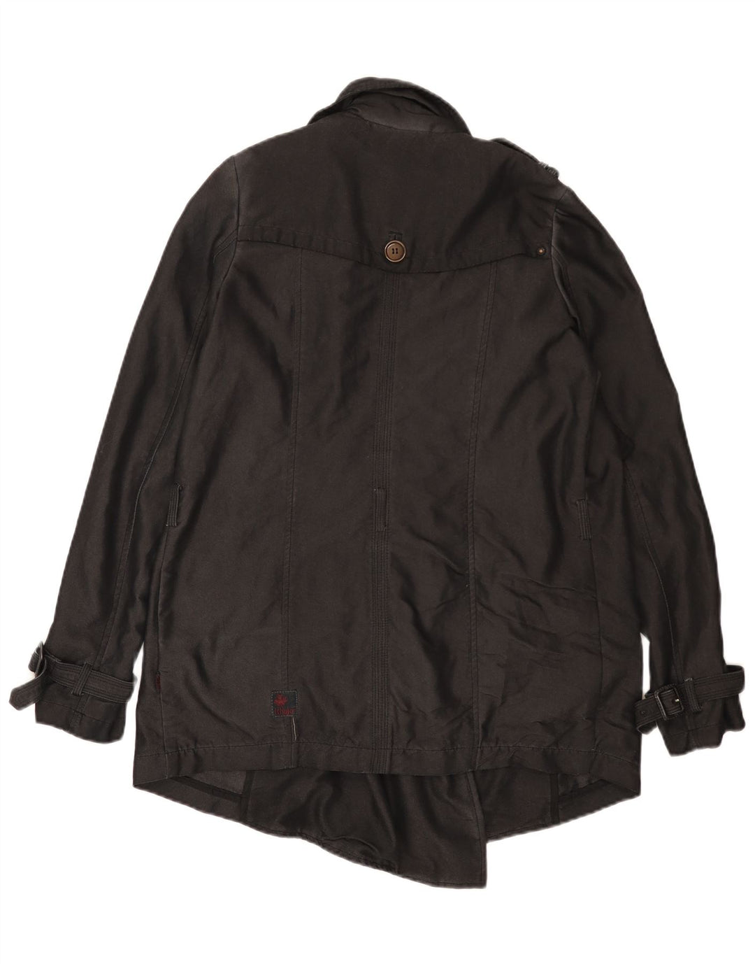 Trench supradimensionat pentru femei KHUJO UK 10 Poliester negru mic