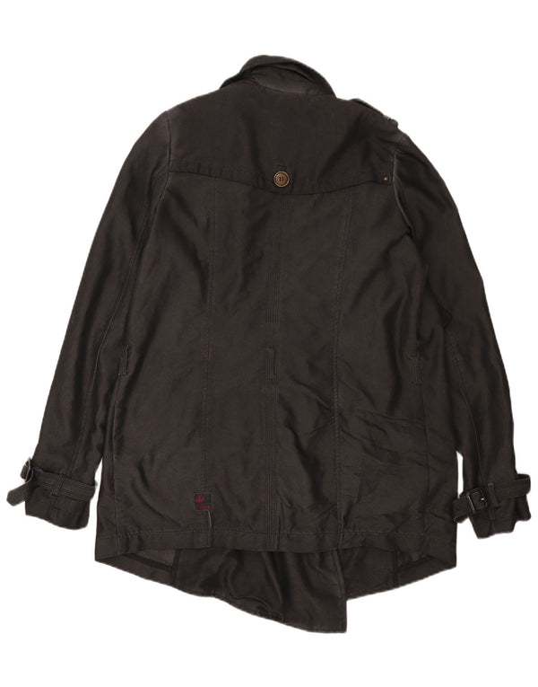 Trench supradimensionat pentru femei KHUJO UK 10 Poliester negru mic
