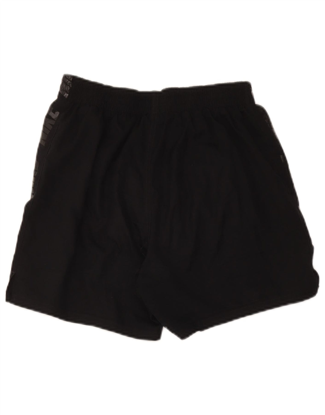 Pantaloni scurți sport grafic Nike pentru femei UK 12 Poliester mediu negru