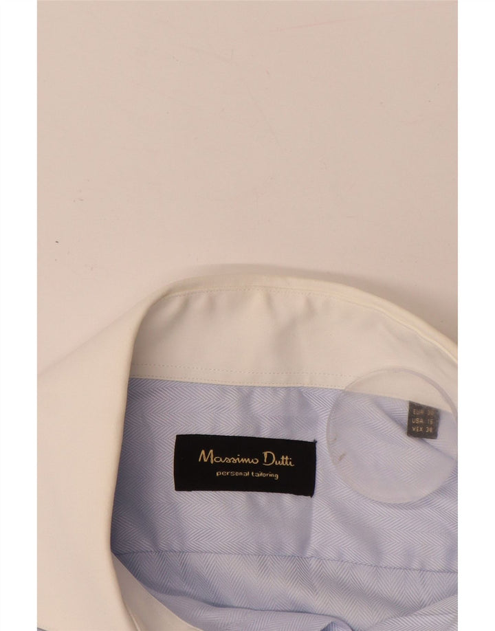 Cămașă Massimo Dutti Bărbați Mărimea 38 15 Medium Blue Herringbone