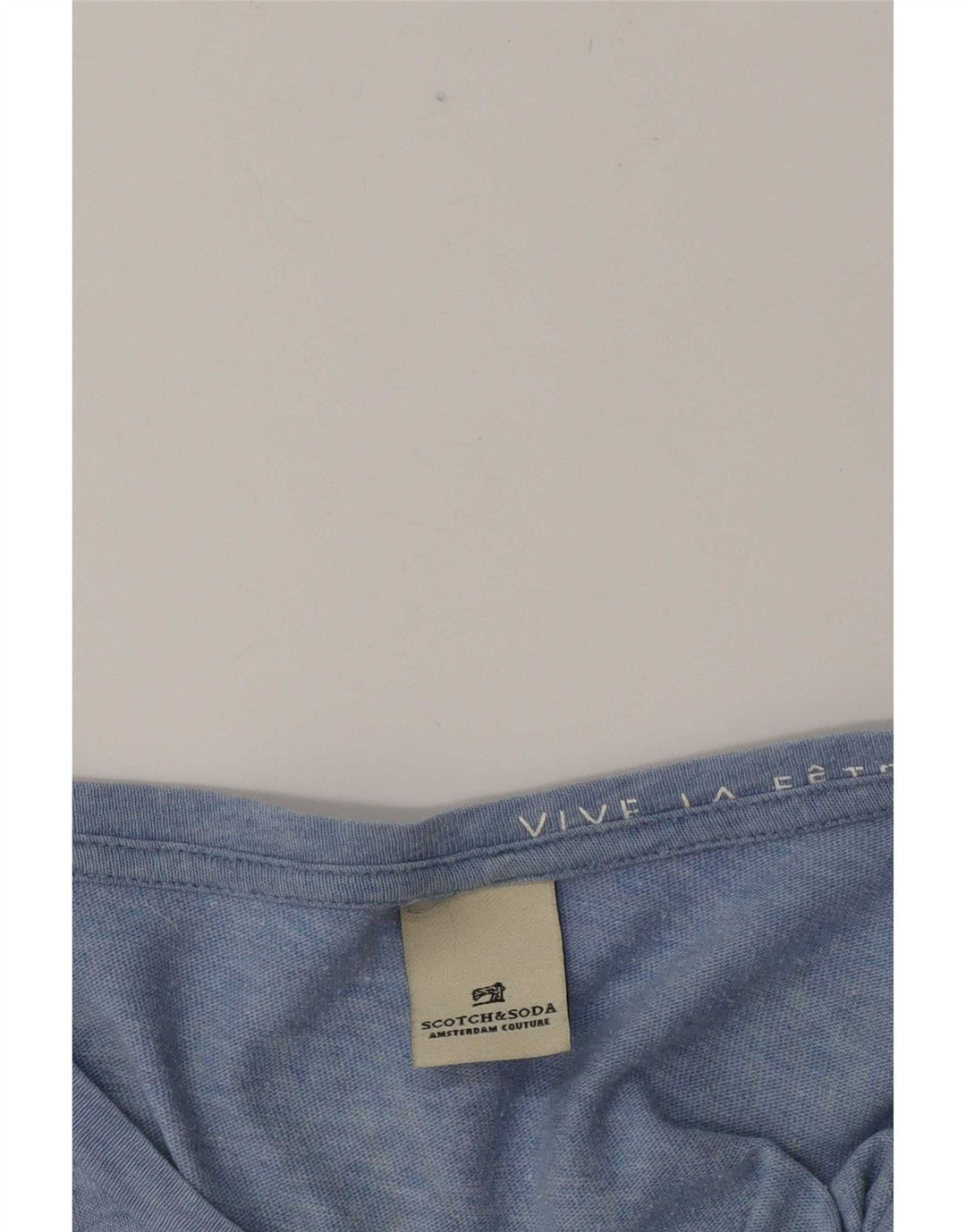 Tricou grafic pentru bărbați Scotch & Soda Top XL Albastru