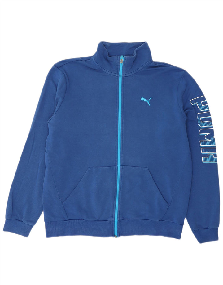 Jachetă de trening cu grafică Puma pentru bărbați, mare, albastru