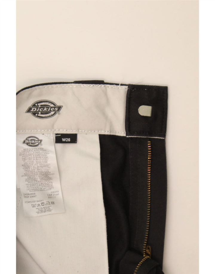 Pantaloni chino drepti pentru femei Dickies L26 L26 Poliester negru