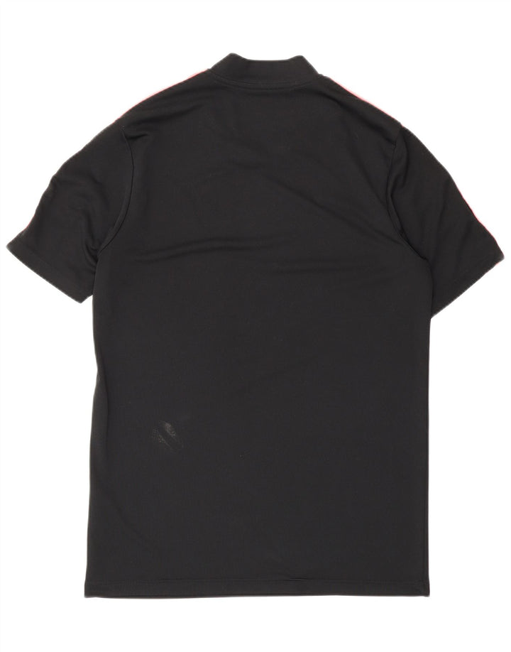 Tricou obișnuit cu mânecă scurtă pentru bărbați Adidas Top mediu negru Colorblock
