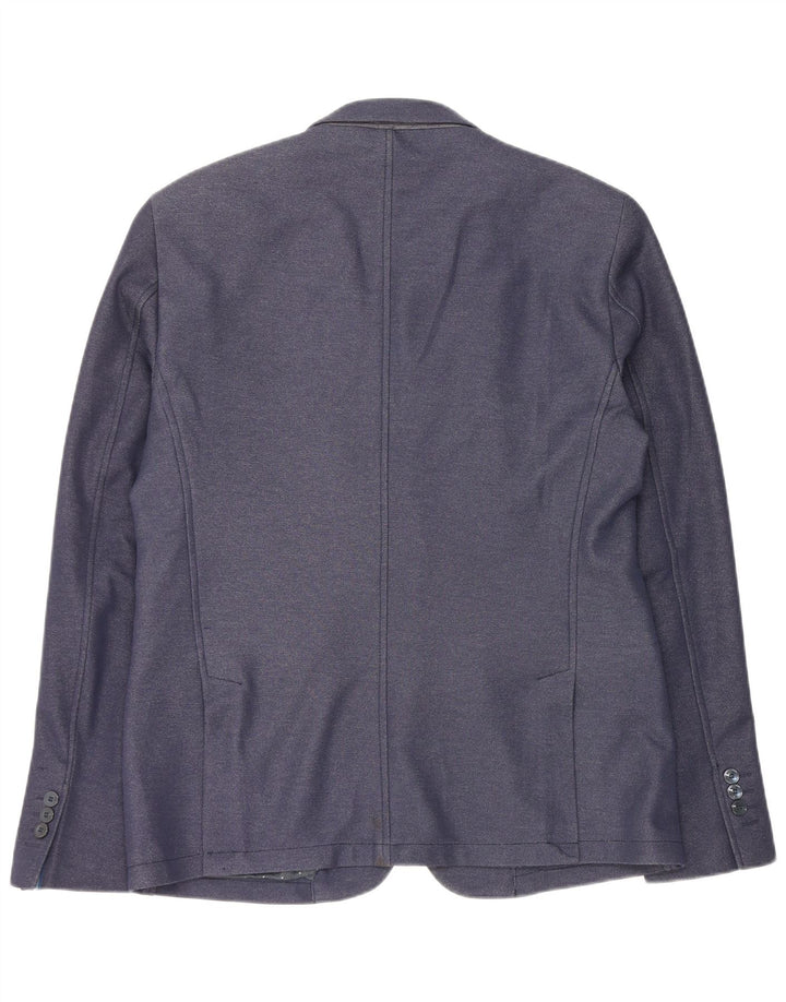 Blazer pentru bărbați Zara cu 2 nasturi EU 56 XL Bleumarin