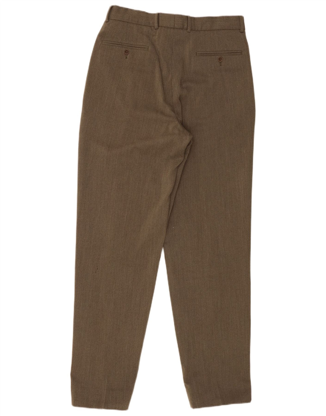 Pantaloni de costum pentru bărbați Marks & Spencer L32 L33 Kaki Lână nouă